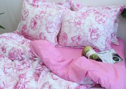 Комплект постільної білизни двоспальний Ранфорс R-T9244