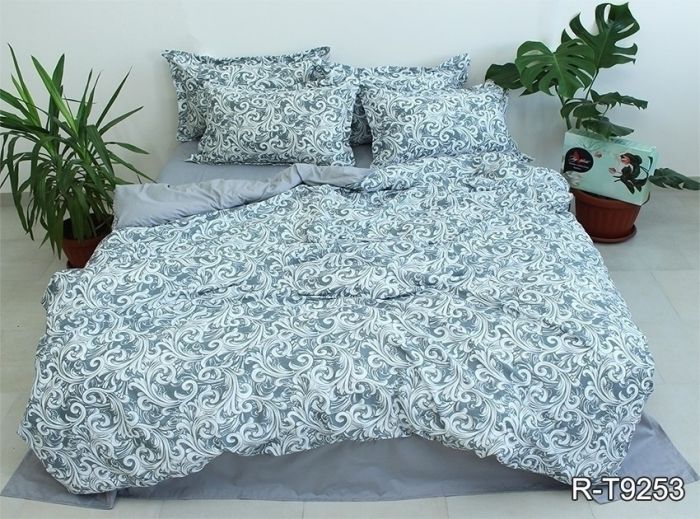 Комплект постільної білизни двоспальний наволочки 50*70см Ранфорс R-T9253