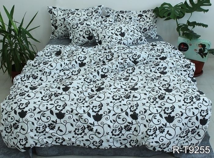 Комплект постільної білизни двоспальний наволочки 50*70см Ранфорс R-T9255