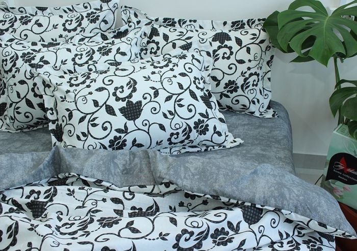 Комплект постільної білизни двоспальний наволочки 50*70см Ранфорс R-T9255