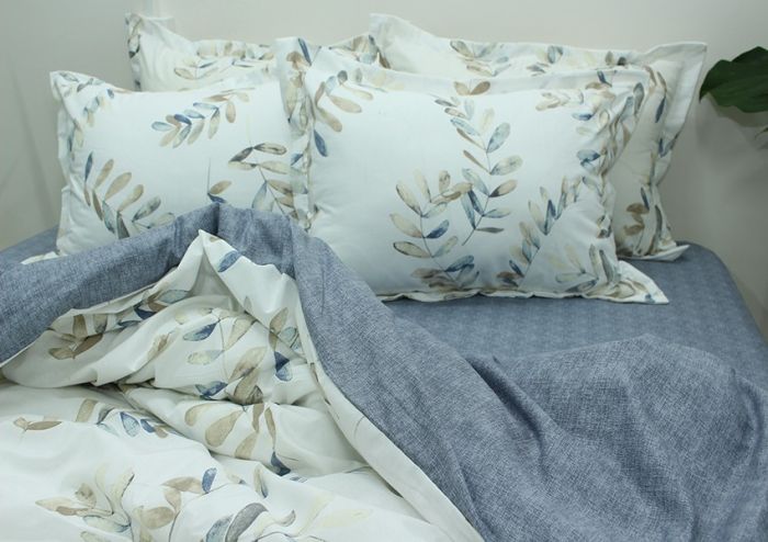 Комплект постільної білизни двоспальний наволочки 50*70см Ранфорс R-T9258