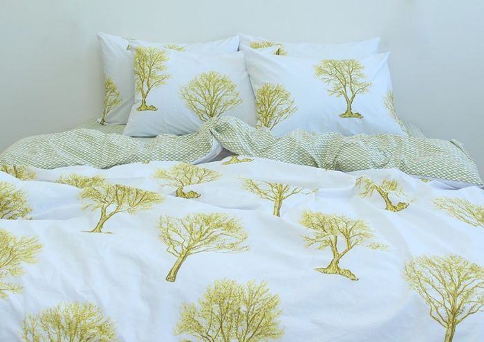 Комплект постільної білизни двоспальний наволочки 50*70см Ранфорс R-V8162