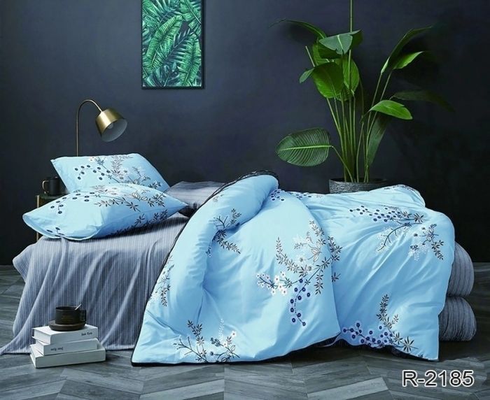 Комплект постільної білизни двоспальний Ранфорс R2185