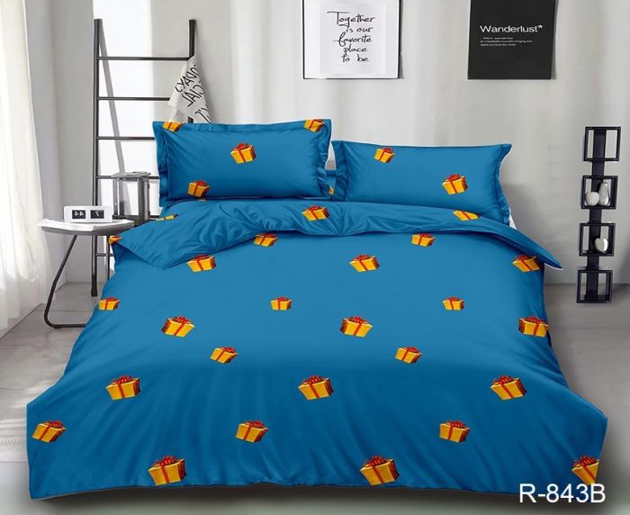 Комплект постільної білизни євро Ранфорс R843-B