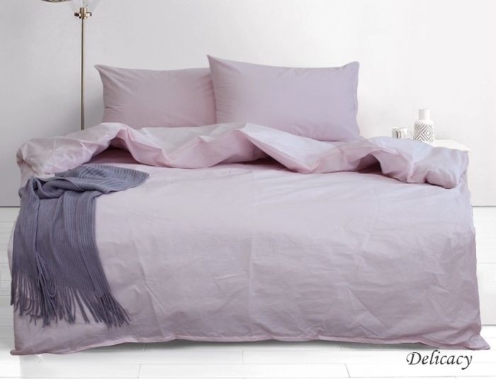 Комплект постільної білизни євро наволочки 50*70см Ранфорс Delicacy