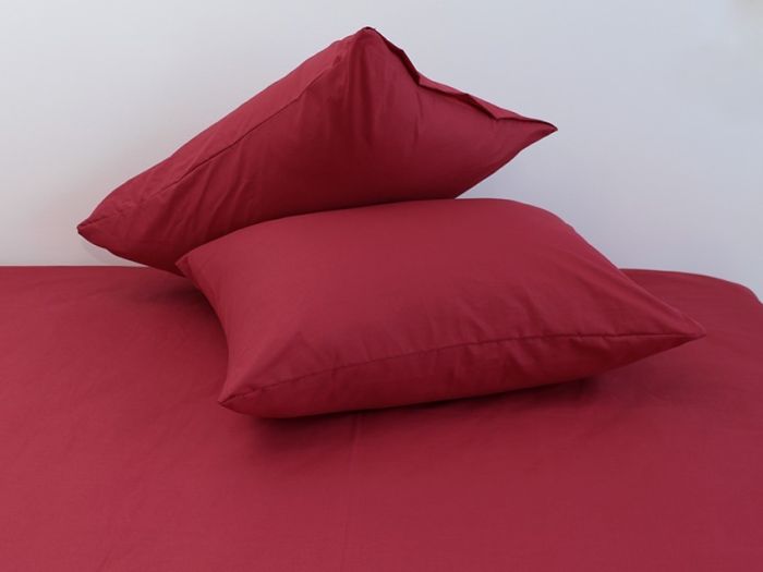 Комплект постільної білизни євро Ранфорс Garnet