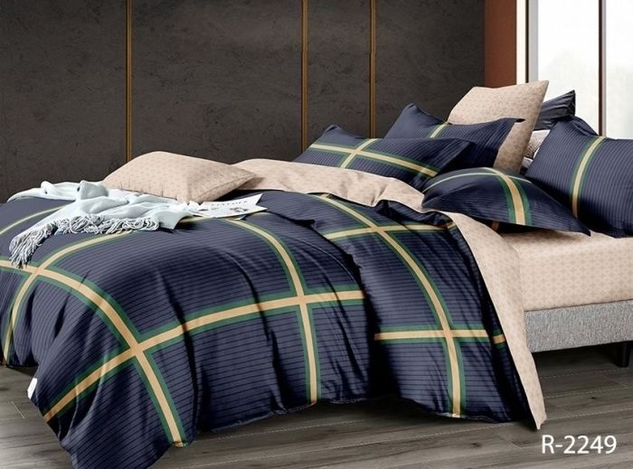 Комплект постільної білизни євро Ранфорс R-2249