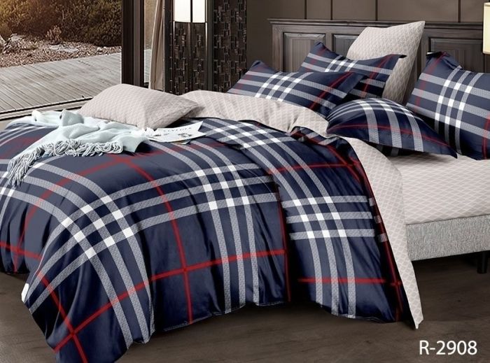 Комплект постільної білизни євро наволочки 50*70см Ранфорс R-2908