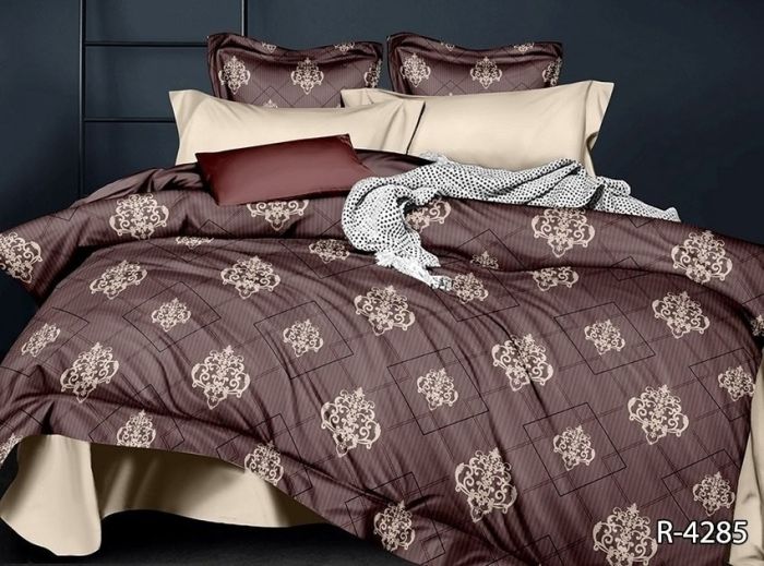 Комплект постільної білизни євро наволочки 50*70см Ранфорс R-4285