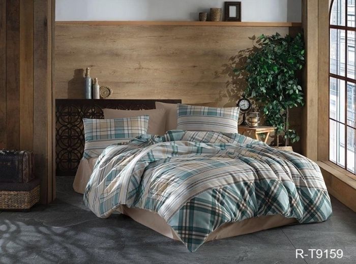 Комплект постільної білизни євро Ранфорс R-T9159