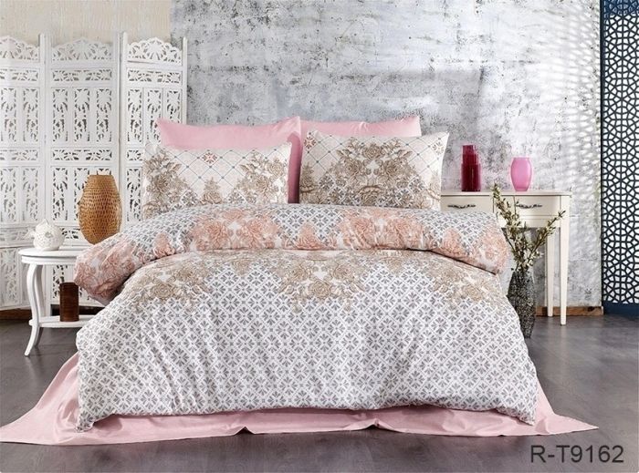 Комплект постільної білизни євро наволочки 50*70см Ранфорс R-T9162