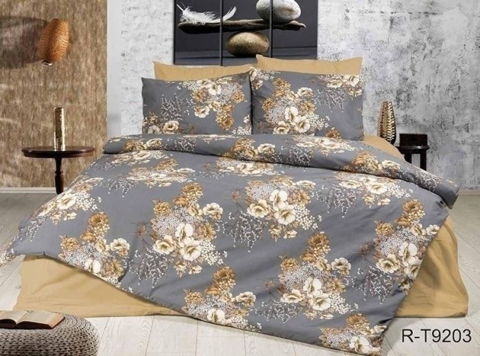 Комплект постільної білизни євро Ранфорс R-T9203