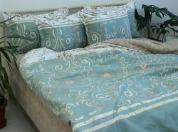 Комплект постільної білизни євро наволочки 50*70см Ранфорс R-T9214