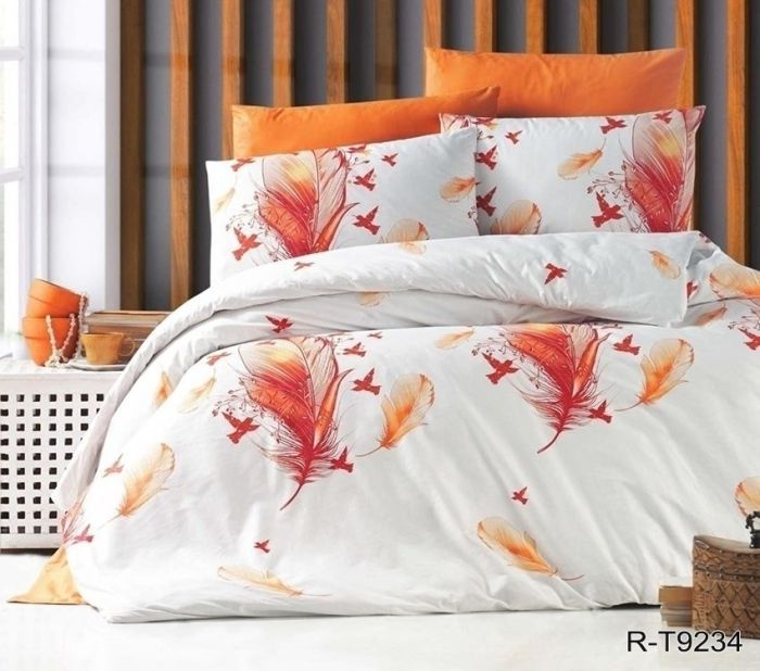 Комплект постільної білизни євро Ранфорс R-T9234