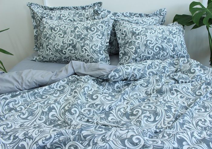 Комплект постільної білизни євро Ранфорс R-T9253