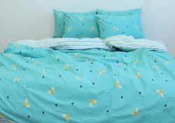 Комплект постільної білизни євро Ранфорс R-V8161