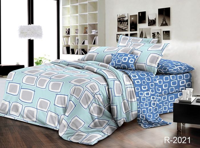 Комплект постільної білизни євро наволочки 50*70см Ранфорс R2021