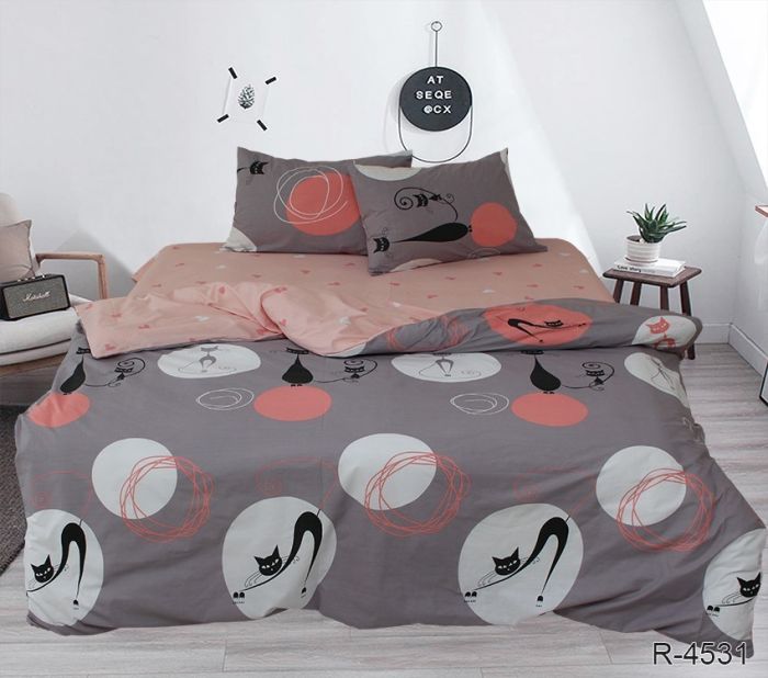 Комплект постільної білизни євро наволочки 50*70см Ранфорс R4531