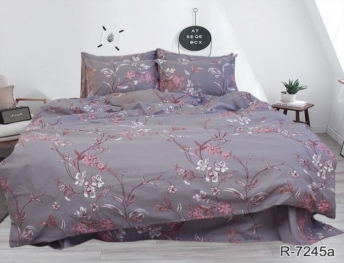 Комплект постільної білизни сімейний наволочки 50*70см Ранфорс R7245a