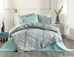 Комплект постільної білизни сімейний наволочки 50*70см Ранфорс R-T9172