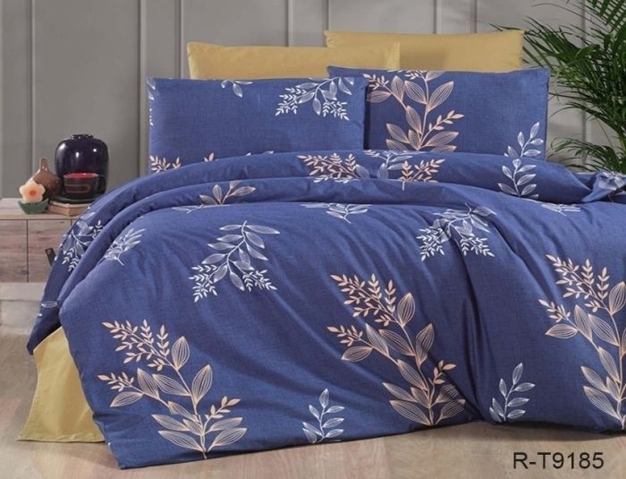 Комплект постільної білизни сімейний наволочки 50*70см Ранфорс R-T9185