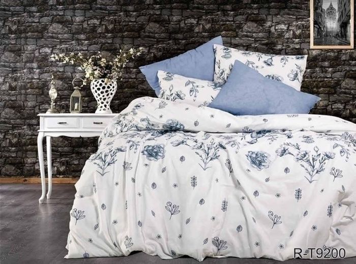 Комплект постільної білизни сімейний наволочки 50*70см Ранфорс R-T9200