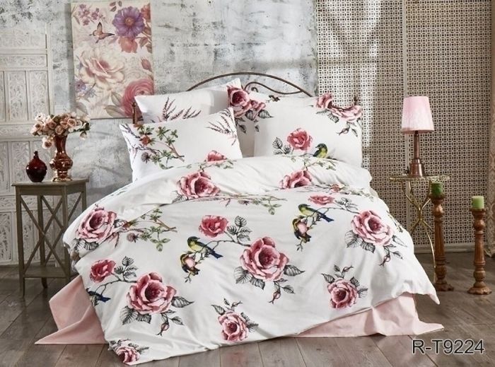 Комплект постільної білизни сімейний наволочки 50*70см Ранфорс R-T9224