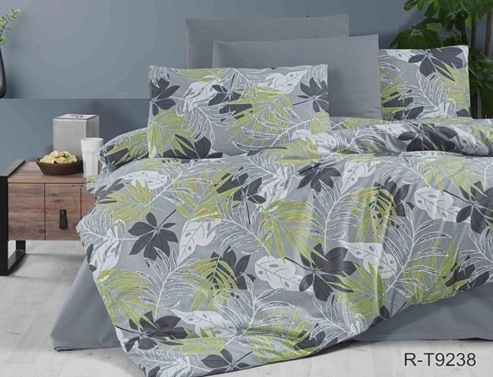 Комплект постільної білизни сімейний наволочки 50*70см Ранфорс R-T9238