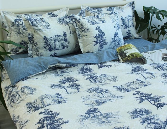 Комплект постільної білизни сімейний наволочки 50*70см Ранфорс R-T9240