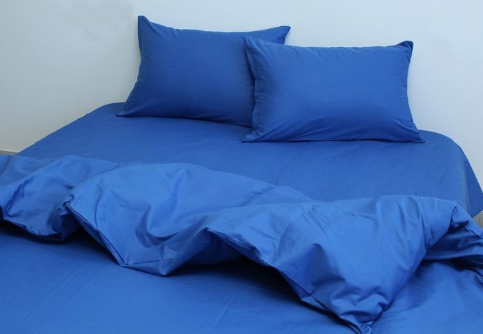 Комплект постільної білизни сімейний наволочки 50*70см Ранфорс Princess Blue