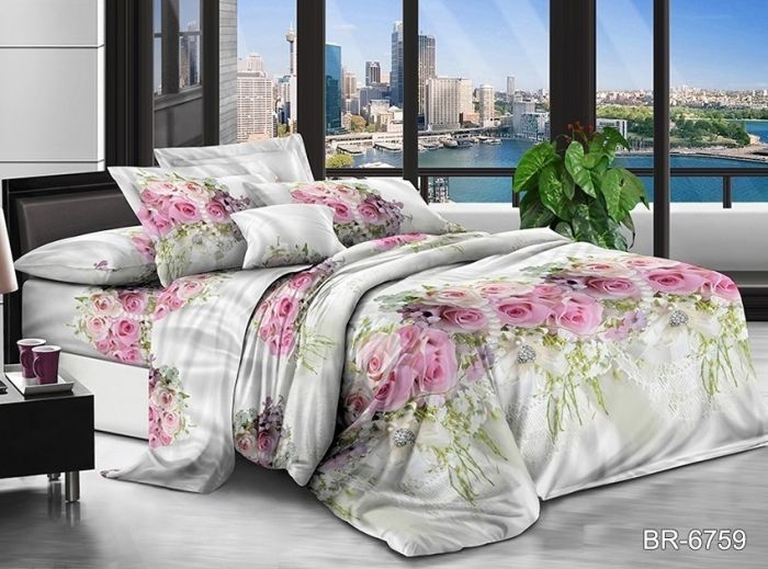 Комплект постільної білизни наволочки 50*70см Поликоттон BR-6759