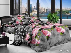 Комплект постільної білизни двоспальний Поликоттон BR-7033