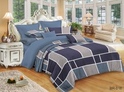 Комплект постільної білизни євро Поликоттон BR-016