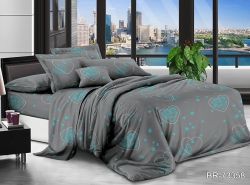 Комплект постільної білизни євро наволочки 50*70см Поликоттон BR-73358