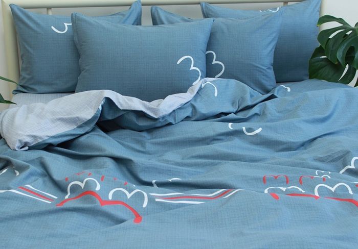 Комплект постільної білизни наволочки 50*70см Сатин S417