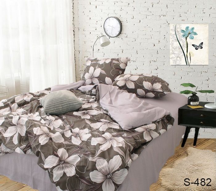 Комплект постільної білизни наволочки 50*70см Сатин S482