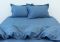 Комплект постільної білизни двоспальний Сатин Blue Grey
