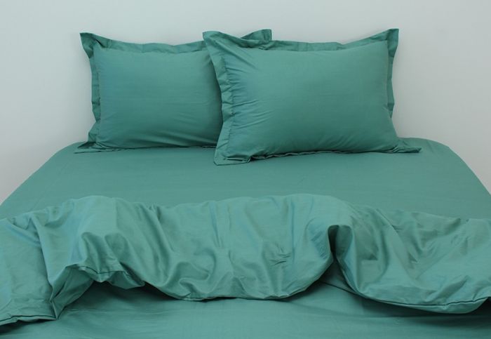 Комплект постільної білизни двоспальний Сатин Green
