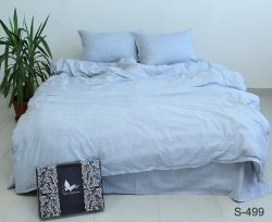 Комплект постільної білизни двоспальний наволочки 50*70см Сатин S499
