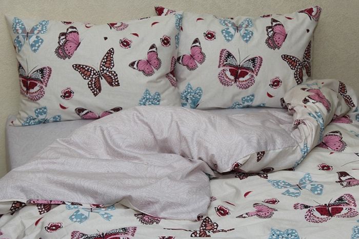 Комплект постільної білизни двоспальний Сатин S346