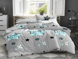 Комплект постільної білизни двоспальний Сатин S405