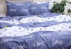 Комплект постільної білизни двоспальний наволочки 50*70см Сатин S418