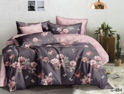 Комплект постільної білизни двоспальний Сатин S484