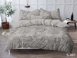 Комплект постільної білизни двоспальний наволочки 50*70см Сатин S497