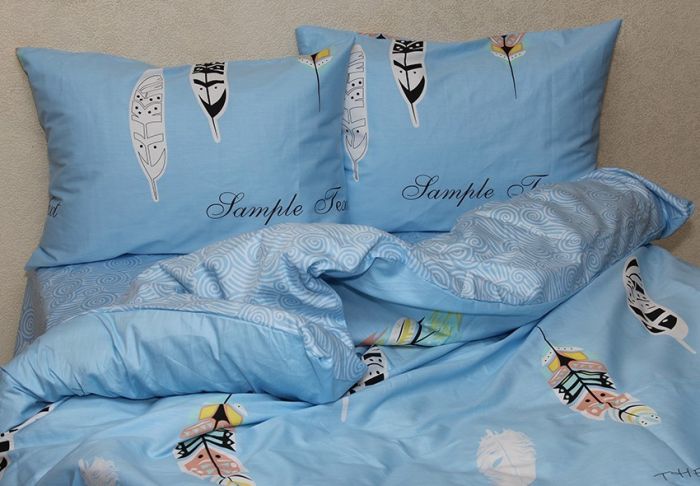 Комплект постільної білизни євро наволочки 50*70см Сатин S363