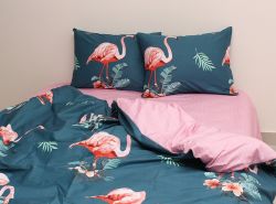 Комплект постільної білизни євро Сатин S425