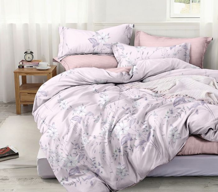 Комплект постільної білизни євро наволочки 50*70см Сатин S459