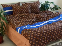 Комплект постільної білизни євро наволочки 50*70см Сатин S481