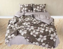 Комплект постільної білизни євро наволочки 50*70см Сатин S482