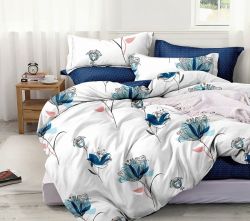 Комплект постільної білизни сімейний наволочки 50*70см Сатин S457